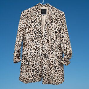 Dynamite Leopard Print Blazer